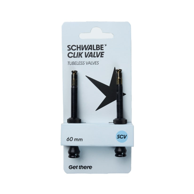 Schwalbe SCV Clik Tubeless Ventiler 60mm - 2 stk
