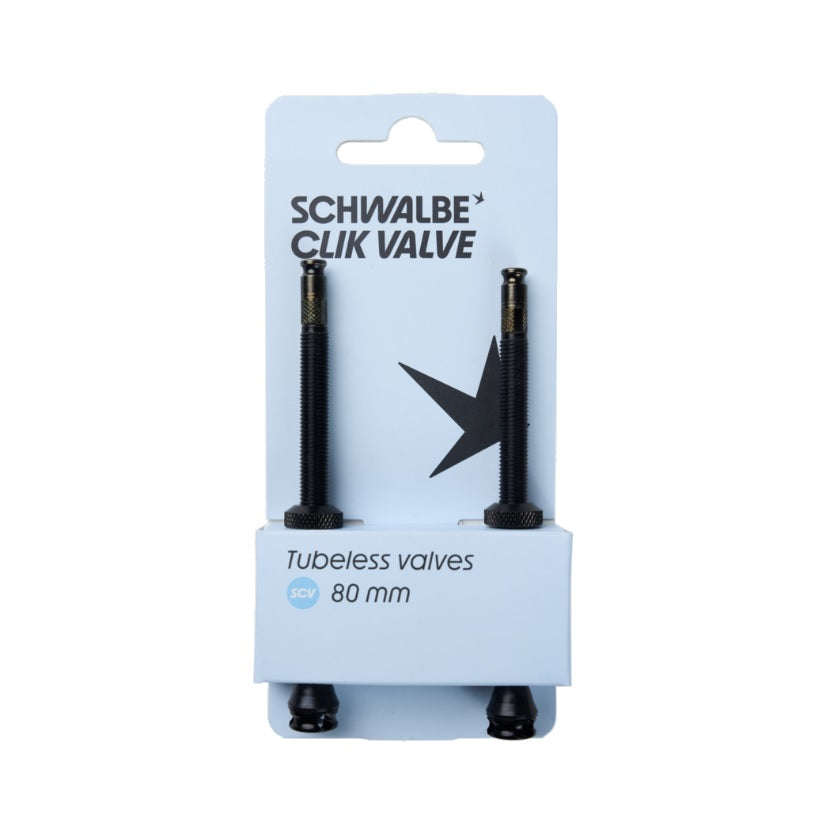 Schwalbe SCV Clik Tubeless Ventiler 80mm - 2 stk