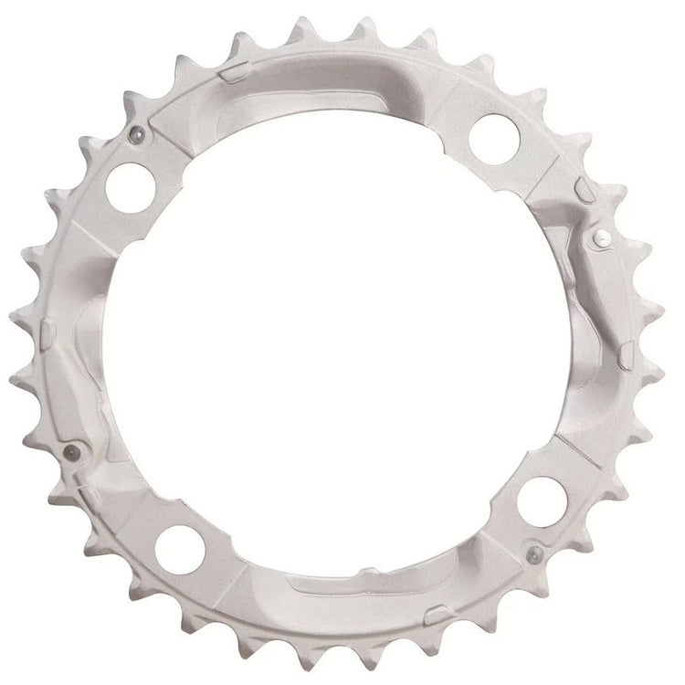 Shimano Deore FC-M532 9 speed Klinge - BCD104 sølv