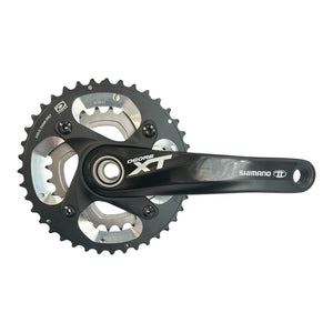 Shimano Deore XT FC-M785 2x10 speed kranksæt - Sort