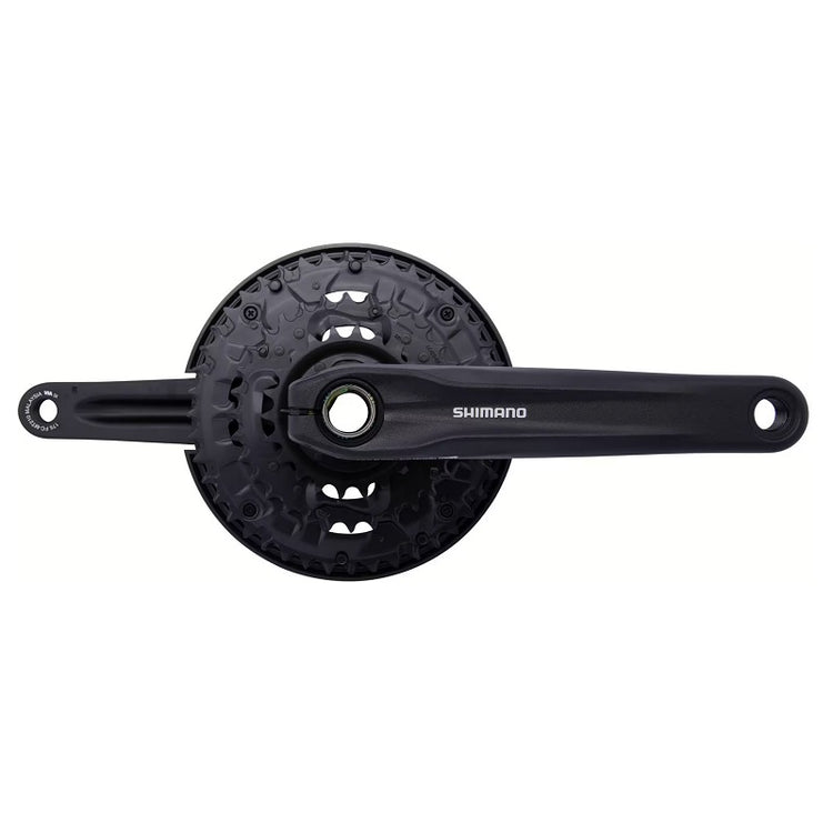 Shimano FC-MT210 3x9 speed kranksæt - Chain guard