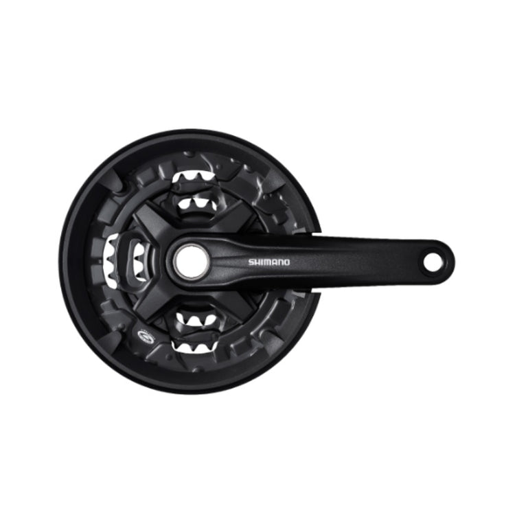 Shimano FC-MT210 3x9 speed kranksæt - Chain guard