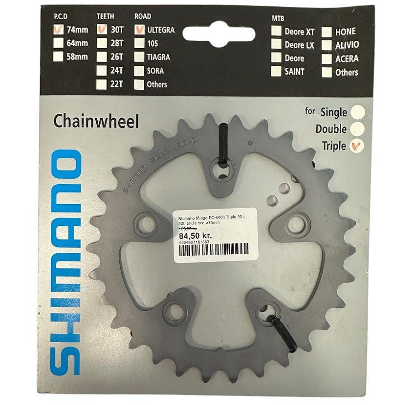 Shimano Ultegra FC-6603 3x10 speed Klinge