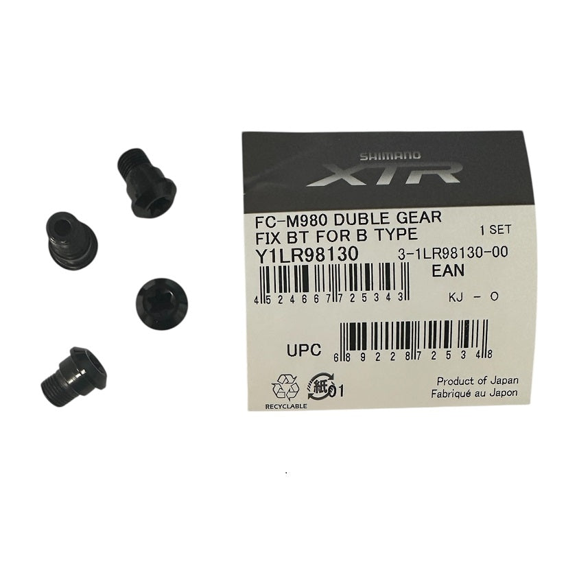 Shimano XTR FC-M980 Klingebolte - B Type - 4 stk