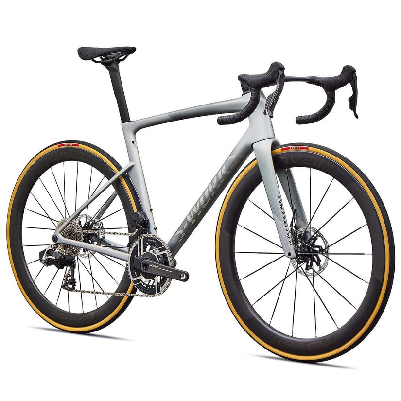 Specialized S-Works Tarmac SL9 AXS Racercykel - Satin Silver Dust