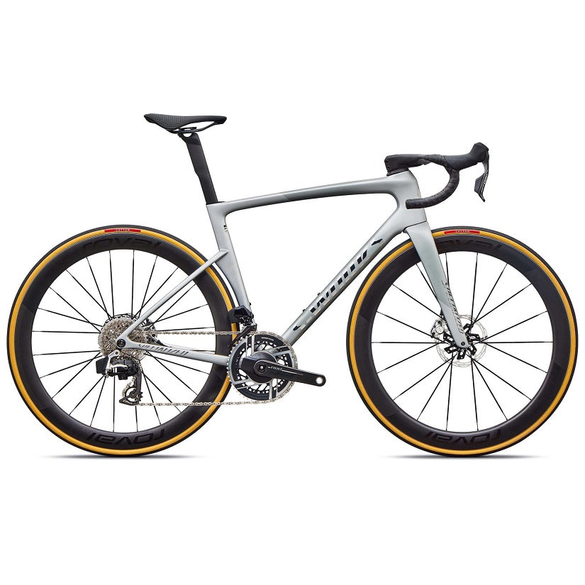 Specialized S-Works Tarmac SL9 AXS Racercykel - Satin Silver Dust