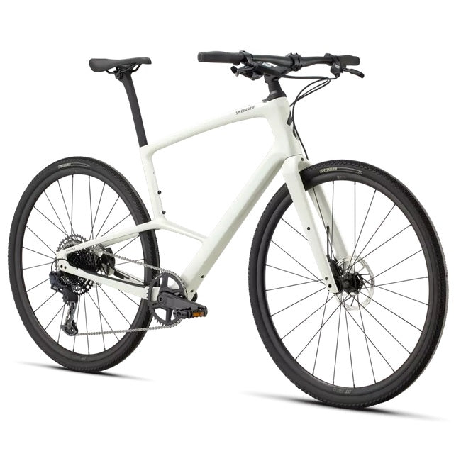 Specialized Sirrus X 6.0 Citybike 2025 - Carbon - Hvid