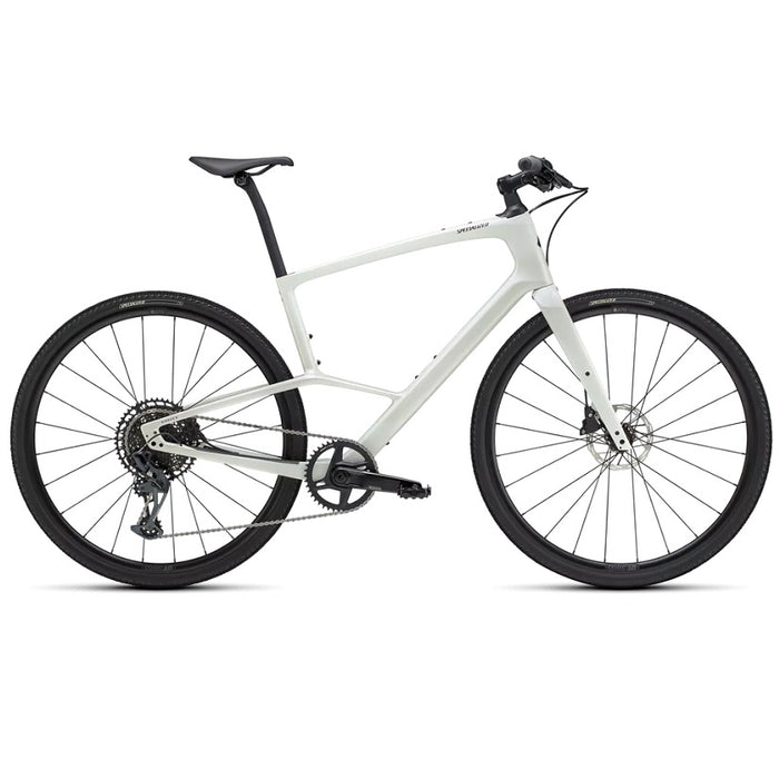 Specialized Sirrus X 6.0 Citybike 2025 - Carbon - Hvid