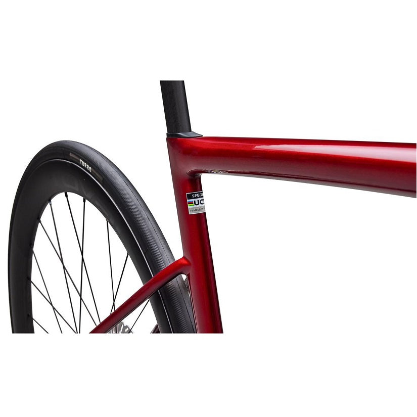 Specialized Tarmac SL8 Pro Racercykel - Gloss Red Sky / Chrome