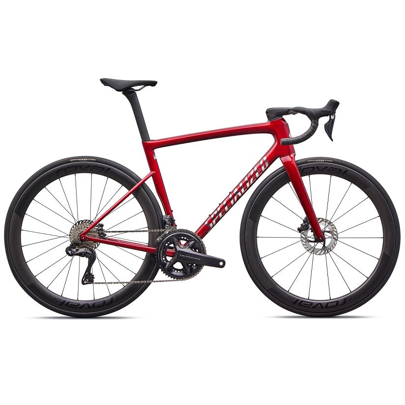 Specialized Tarmac SL8 Pro Racercykel - Gloss Red Sky / Chrome