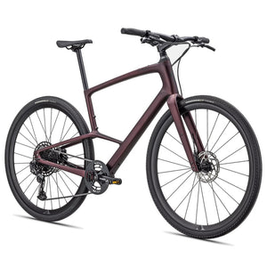 Specialized Sirrus X 5.0 Citybike - Carbon - Satin Red Tint
