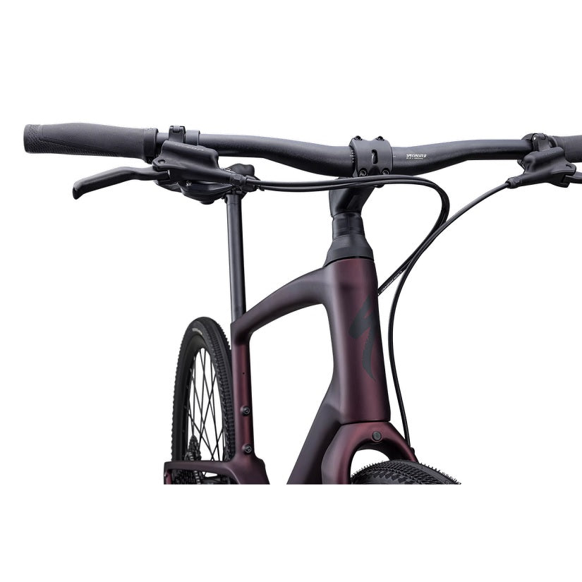 Specialized Sirrus X 5.0 Citybike - Carbon - Satin Red Tint