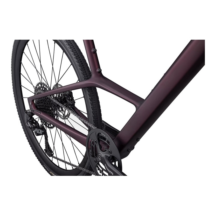 Specialized Sirrus X 5.0 Citybike - Carbon - Satin Red Tint
