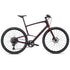 Specialized Sirrus X 5.0 Citybike - Carbon - Satin Red Tint