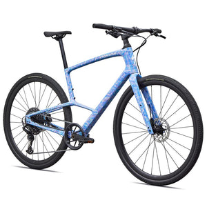 Specialized Sirrus X 5.0 Herre Citybike - Carbon - Gloss Dry Brushed Sky Blue