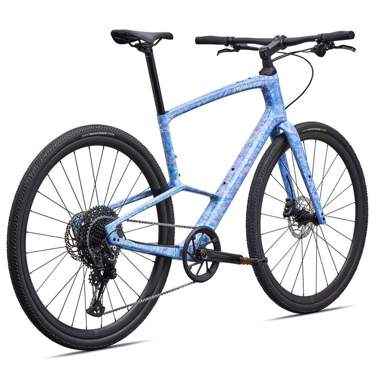 Specialized Sirrus X 5.0 Herre Citybike - Carbon - Gloss Dry Brushed Sky Blue