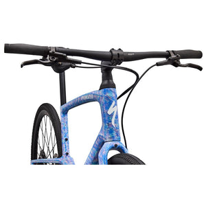 Specialized Sirrus X 5.0 Herre Citybike - Carbon - Gloss Dry Brushed Sky Blue