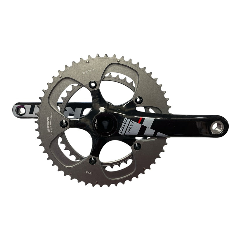 SRAM Red Carbon kranksæt BB30 53-39T 2x10speed 170mm - Afmonteret