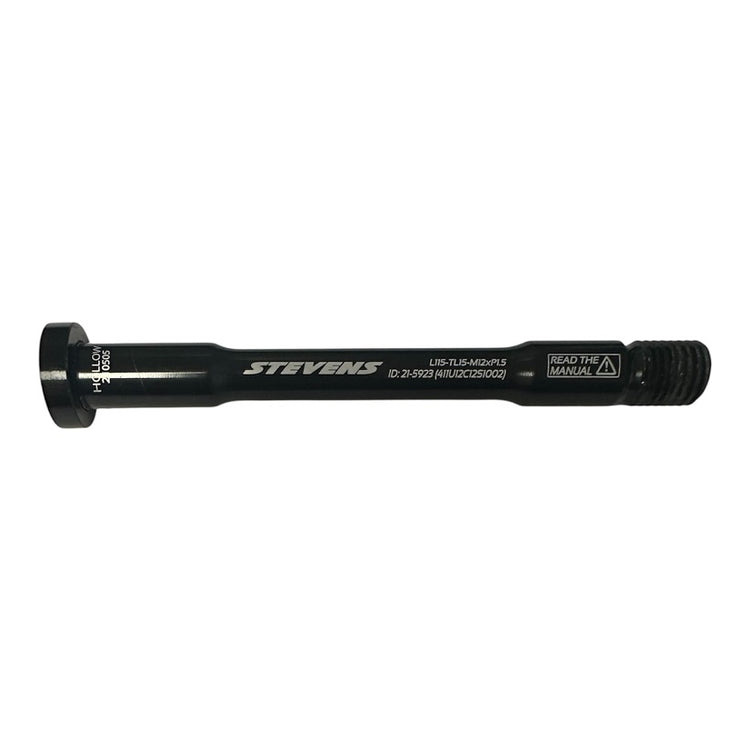 Stevens Front Axle 100mm L115-TL15-M12xP1.5
