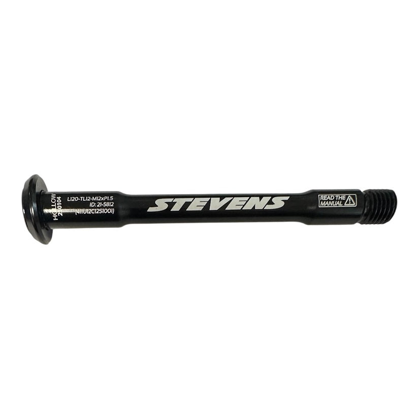 Stevens Front Axle 100mm L120-TL12-M12xP1.5