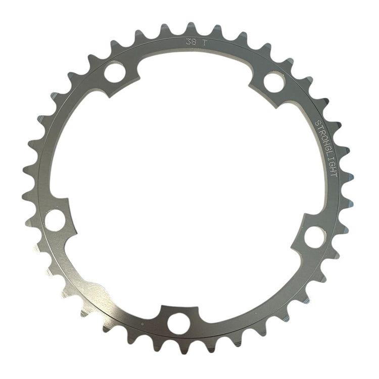 Stronglight 5083 BCD130 9-10 speed Klinge - Sølv 38t