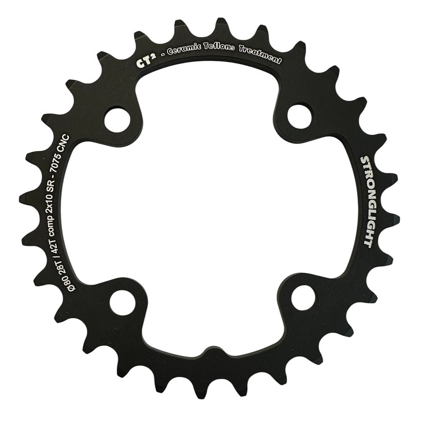 Stronglight CT2 BCD80 10 speed klinge - Comp SRAM 28t