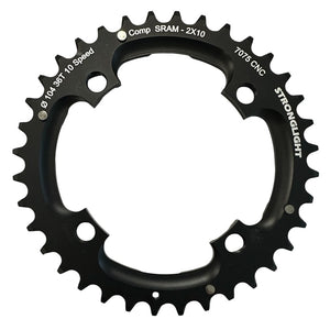 Stronglight BCD104 10 speed klinge - Comp SRAM X0 36t
