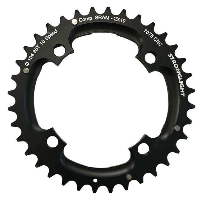 Stronglight BCD104 10 speed klinge - Comp SRAM X0 36t