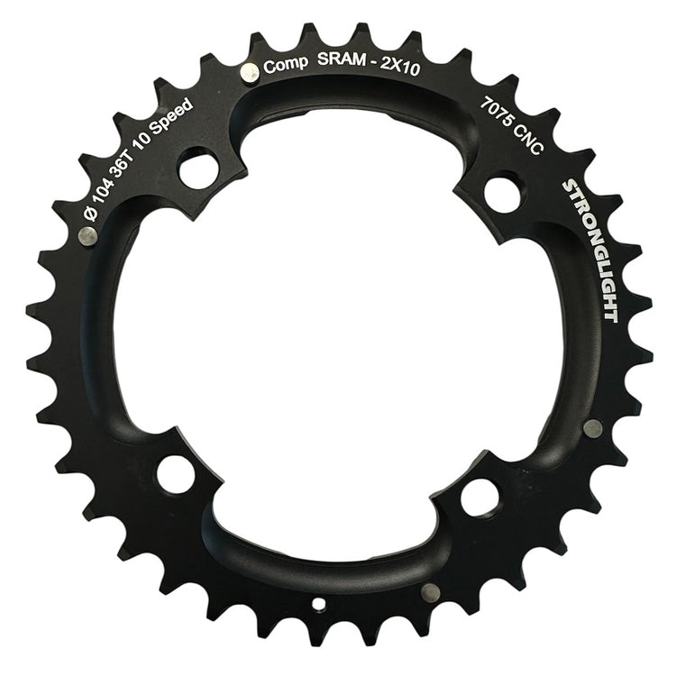 Stronglight BCD104 10 speed klinge - Comp SRAM X0 36t