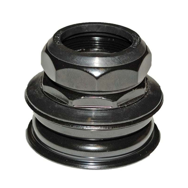 TH 805ST styrfittings 1-1/8" semi-integrated med gevind stål sort