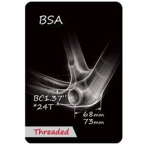 Token BB29BSA Krankboks - Engelsk gevind