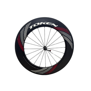 Token T90F forhjul 28" Tubular Carbon Q-R fælgbremse