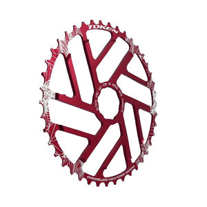 Token TK442 Kassettetandhjul - 42t / 10 speed rød