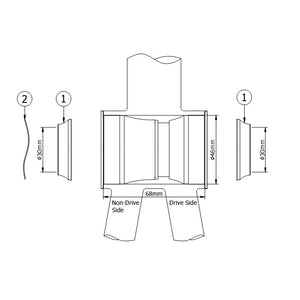 Token BB386R30 BB Spacer set