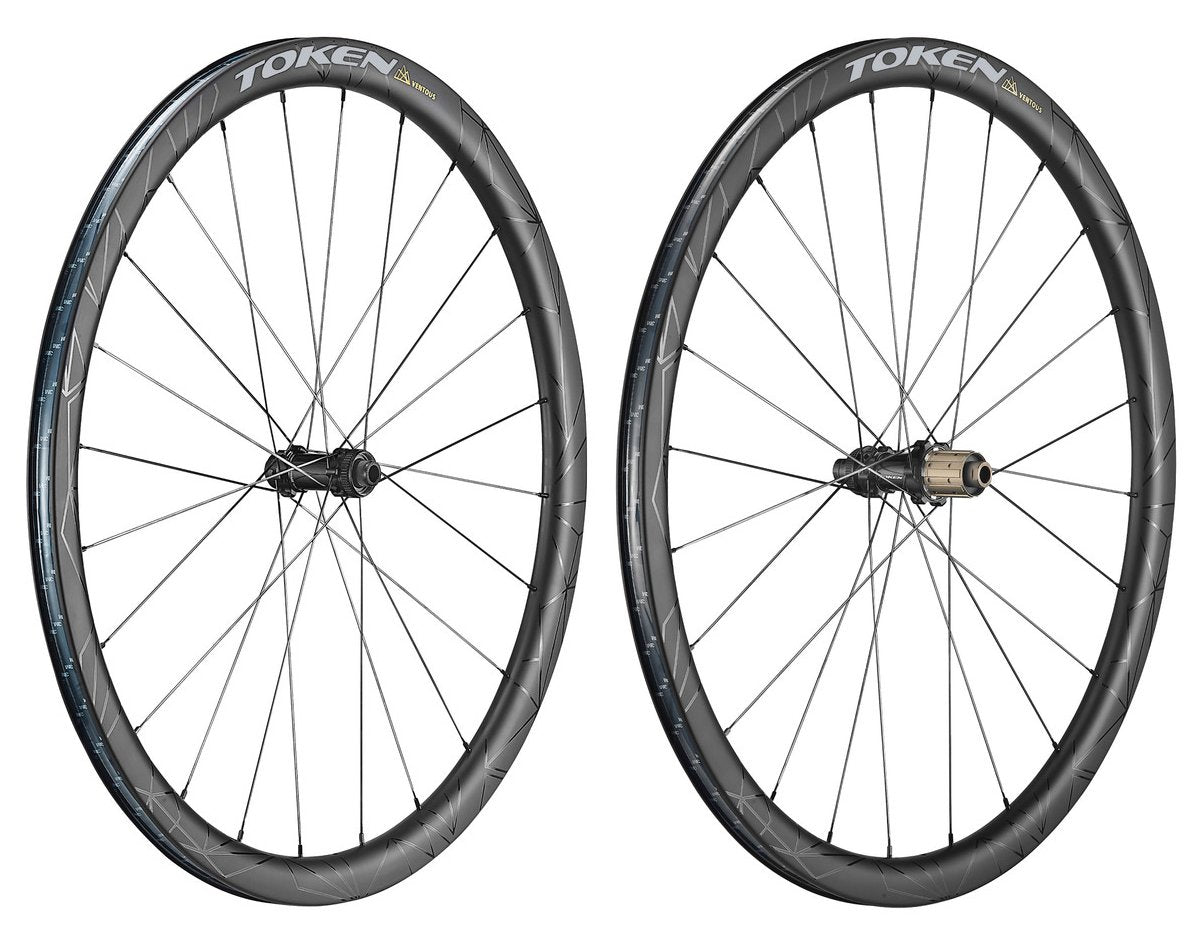 Token Ventous C36Disc hjulsæt 700C Road 10-11s Center Lock Thru aksel