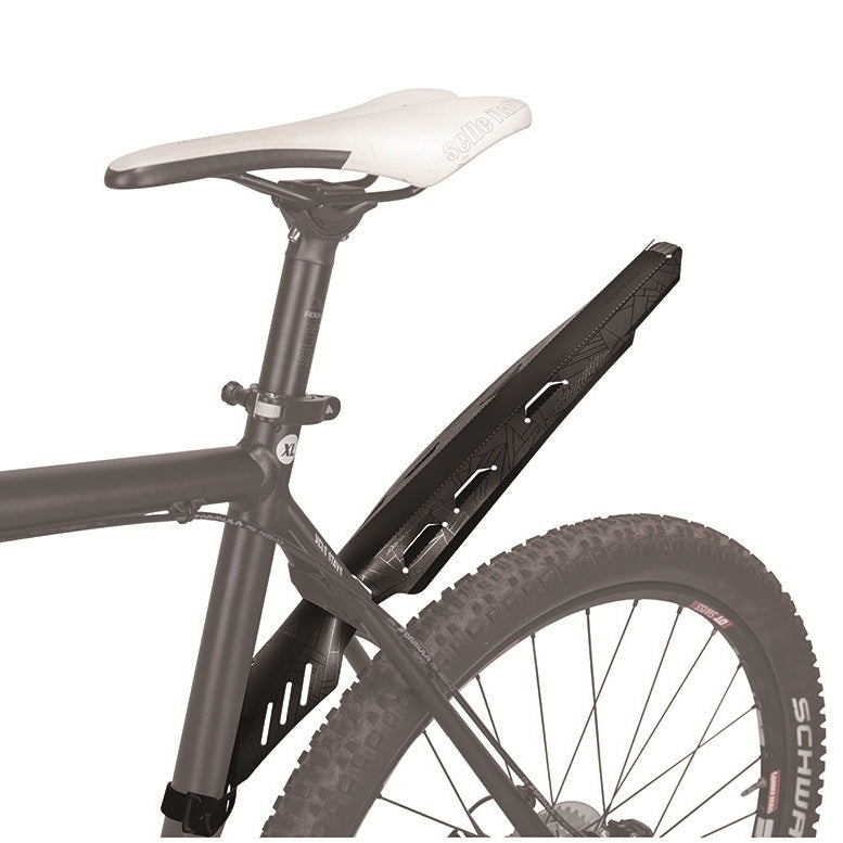 Topeak D-Flash ST MTB bagskærm sort med refleks effekt