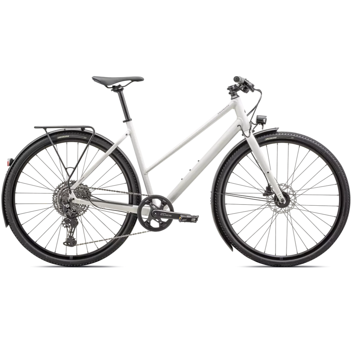 Specialized Sirrus X 3.0 EQ ST Citybike 2024 - Gloss Satin Dune White / Dark Navy