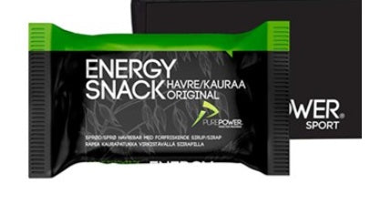 PurePower Energy Snack 60 g med havre