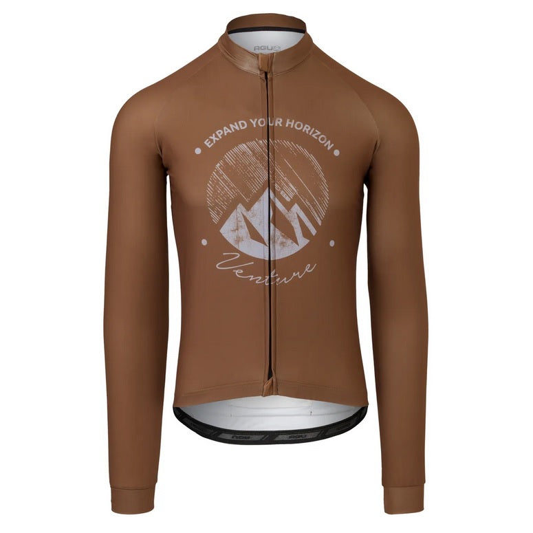 AGU Venture LS Gravel Langærmet Cykeltrøje - Armagnac Brown