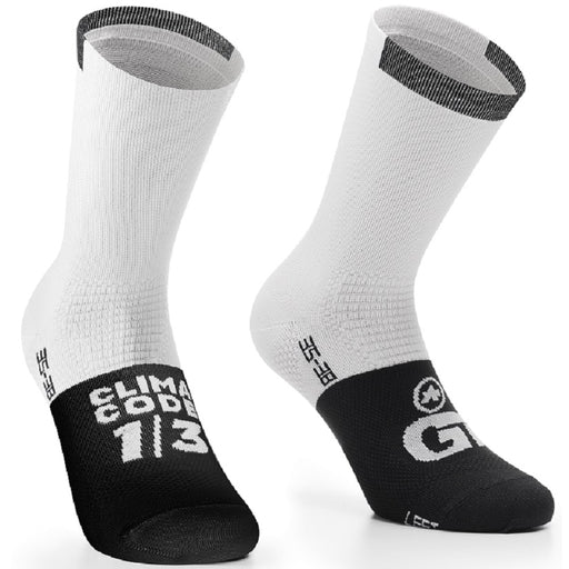 Assos GT C2 Cykelsokker - Holy White