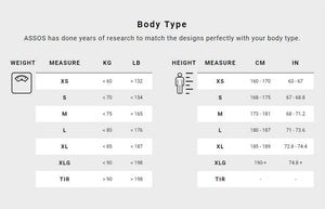 Assos men size guide