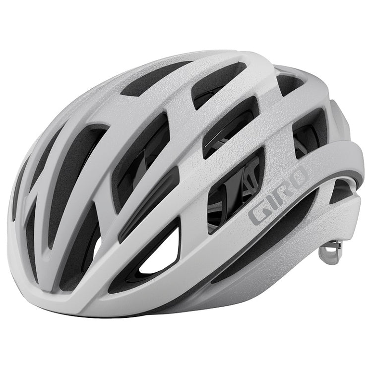 Giro Helios Spherical Cykelhjelm - Mat Hvid / Sølv Fade