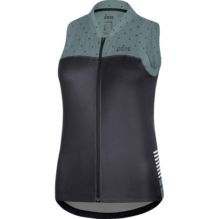 Gore C5 Women Sleeveless Jersey Sort/Grå