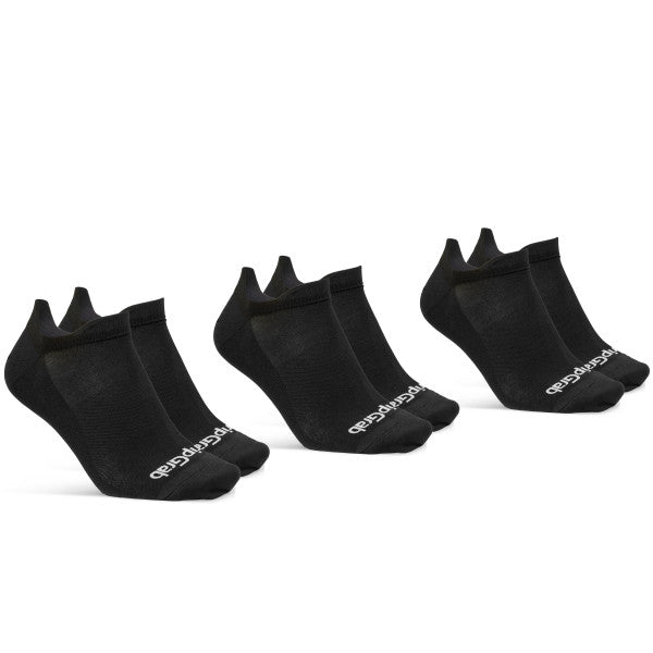 GripGrab Classic No Show Cykelsokker - 3 par - Sort