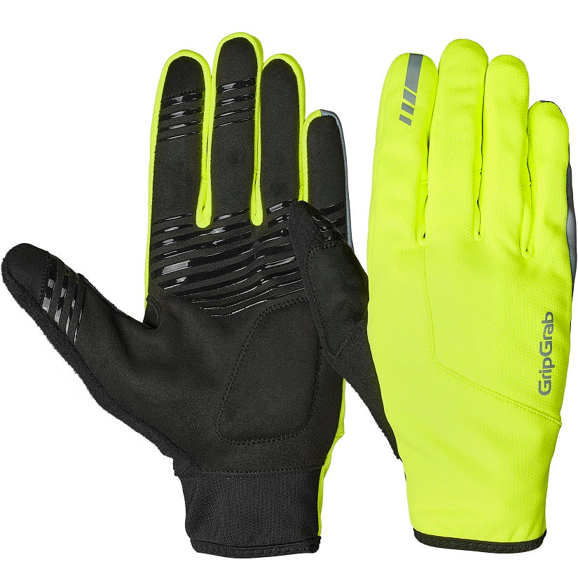 GripGrab Hurricane 2 Windproof Midseason Cykelhandsker - Hi-Vis