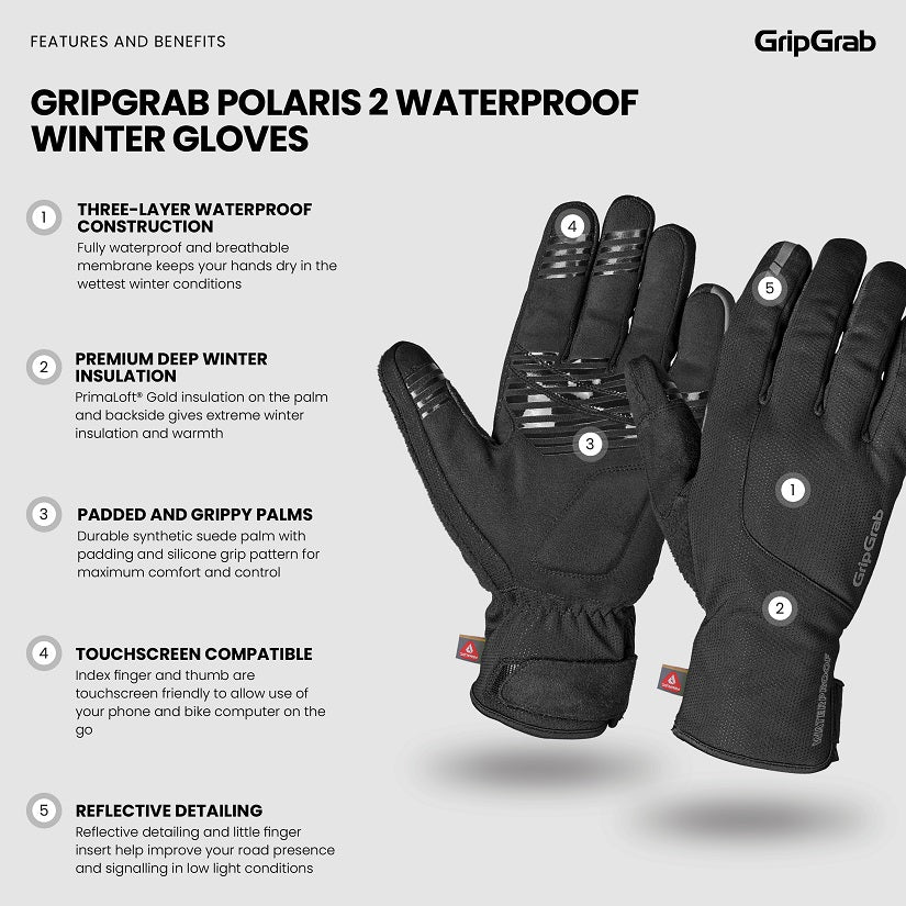 Gripgrab Polaris 2 Waterproof Vinter Cykelhandsker