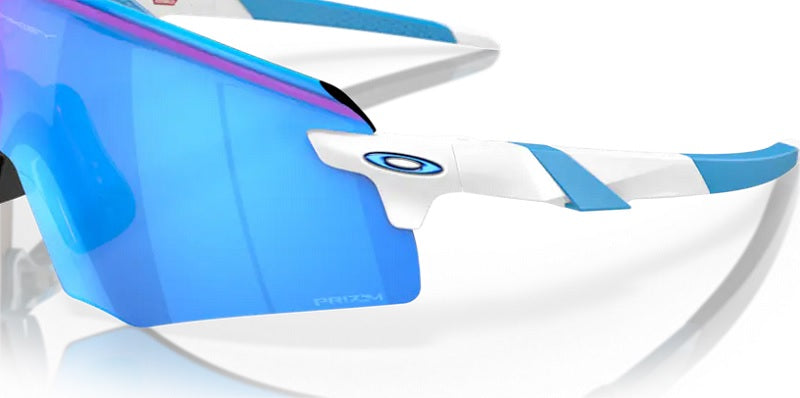 Oakley Encoder Solbrille - Pol White/Prizm Sapphire