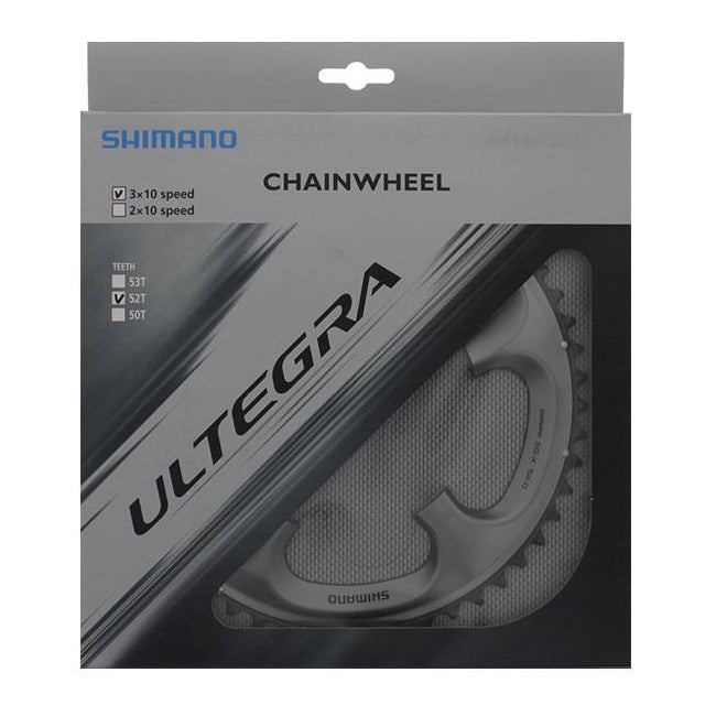 Shimano Ultegra FC-6703 3x10 speed Klinger - Sølv 52t