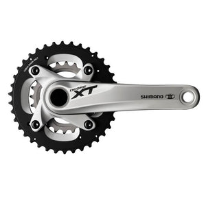 Shimano XT FC-M785 2x10 speed kranksæt - Sølv